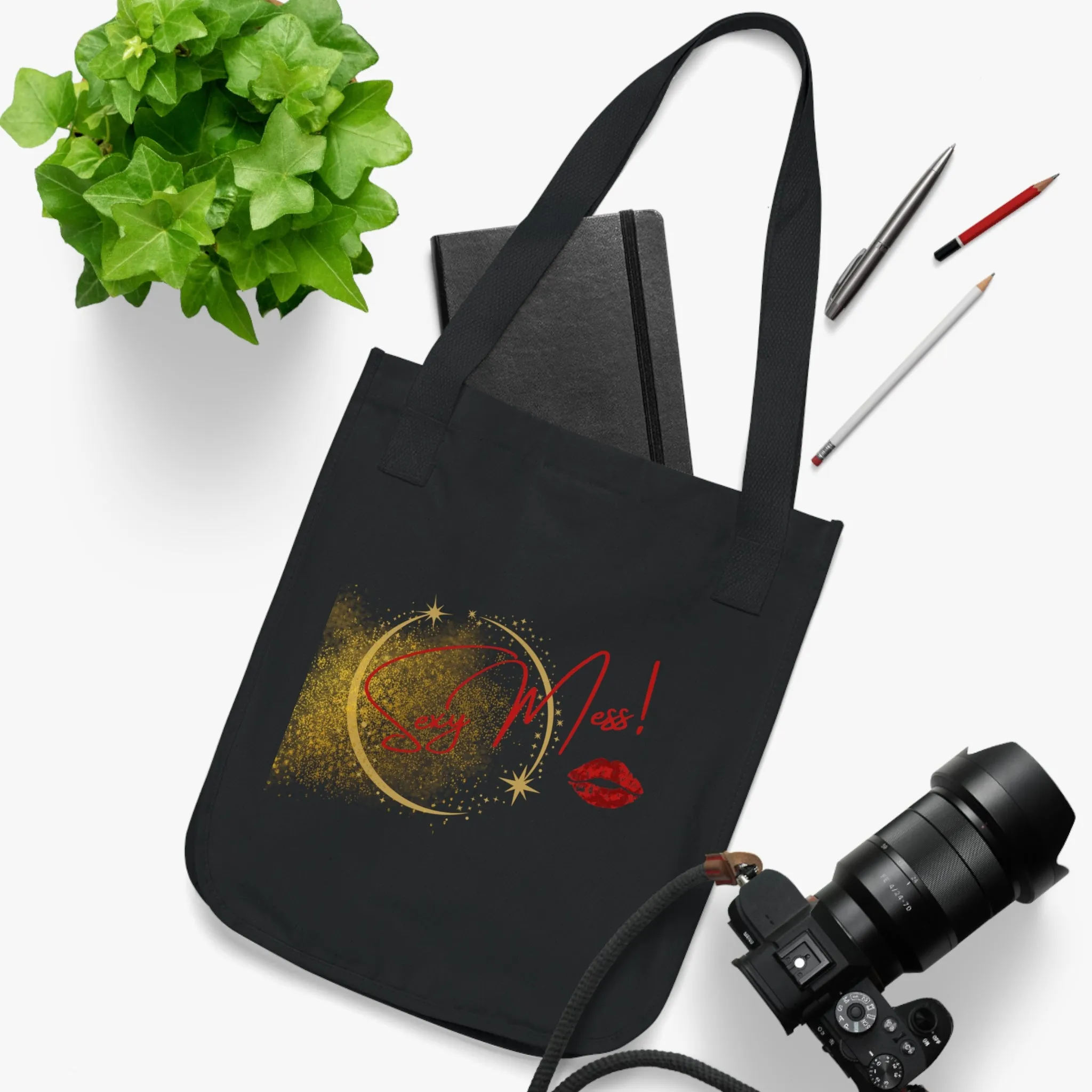 Sexy Mess Organic Tote – Fierce, Functional & Eco-Friendly