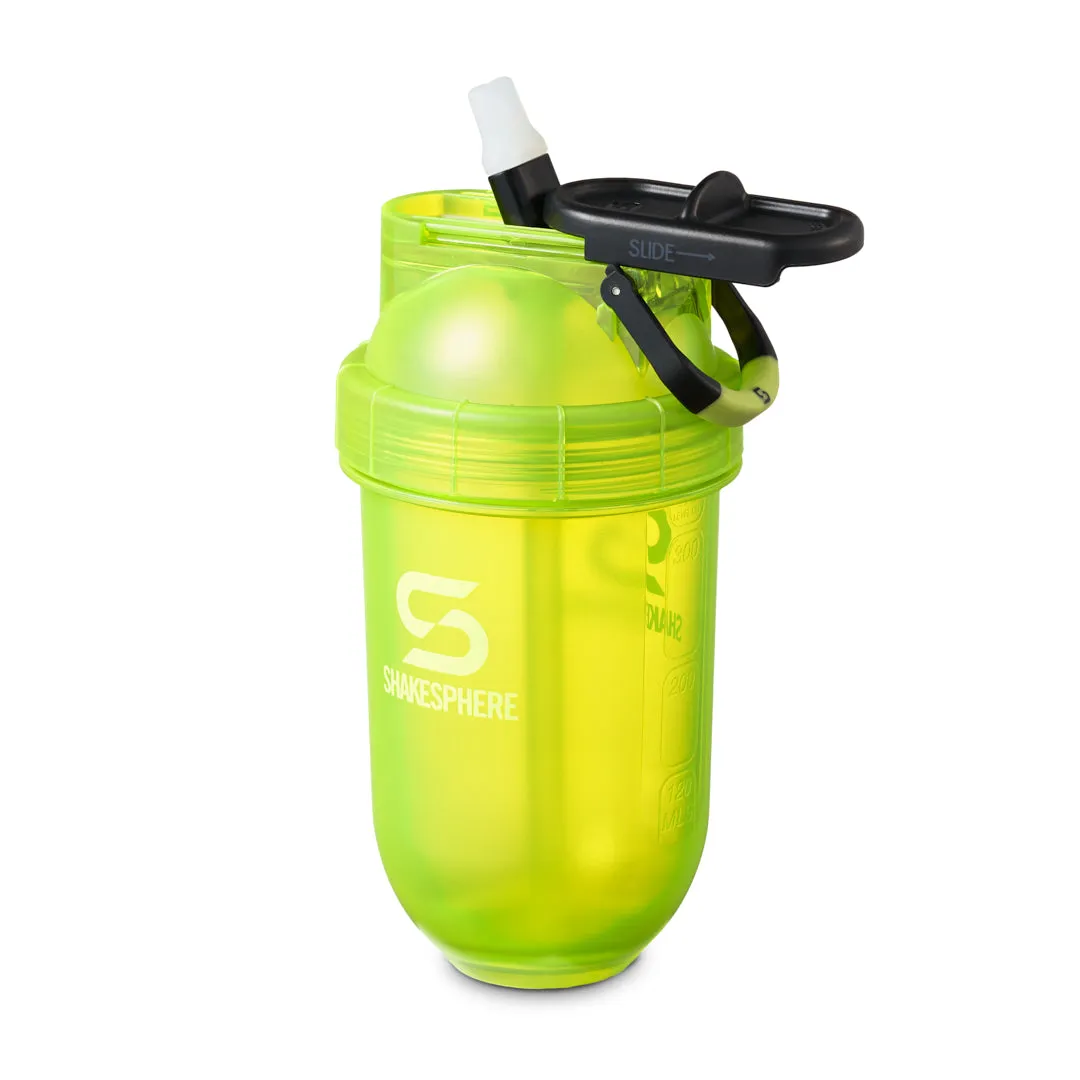 ShakeSphere Flip Straw Mini Bottle Tritan, 400mls