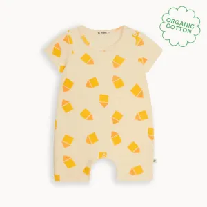 Shrimpy - Yellow Beach Hut Towelling Shortie