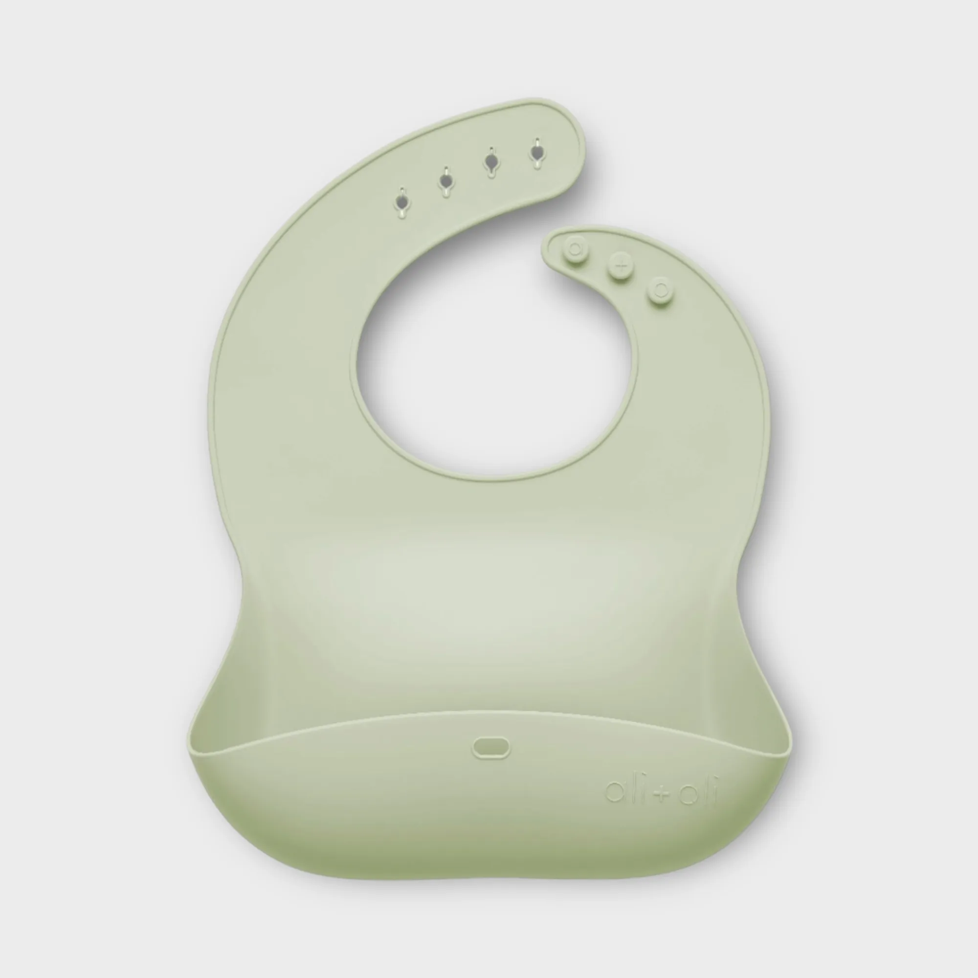Silicone Baby Bib Sage