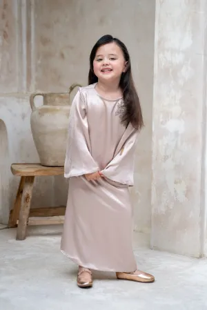 Silken Blush Charm Kids Abaya
