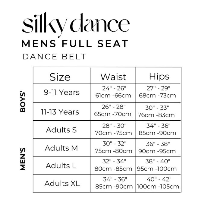 Silky Full Seat Mens Dance Belt