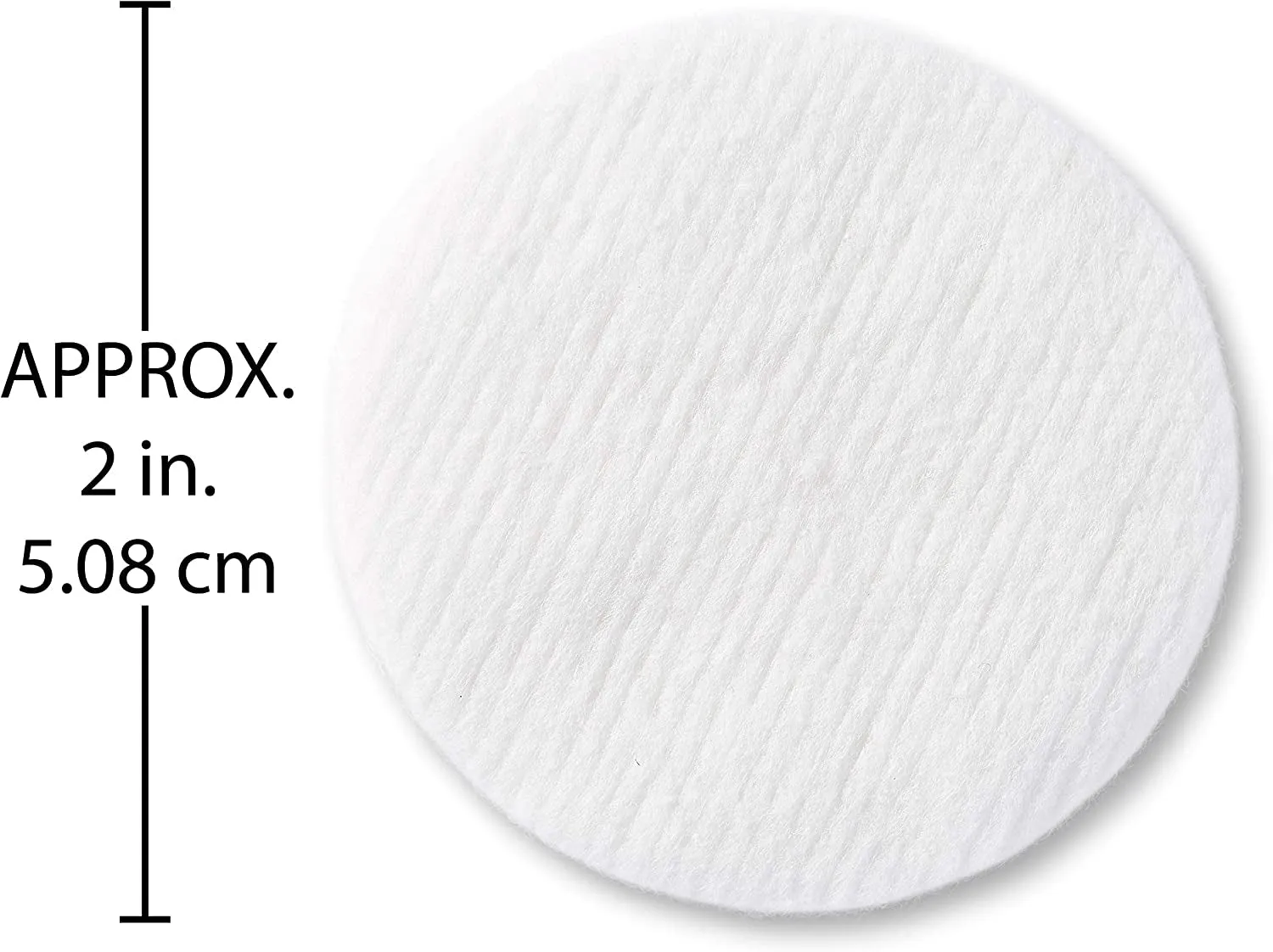 Simply Soft Cotton Rounds (300 Count), 100% Cotton Absorbent and Textured Cotton Pads, Lint-Free