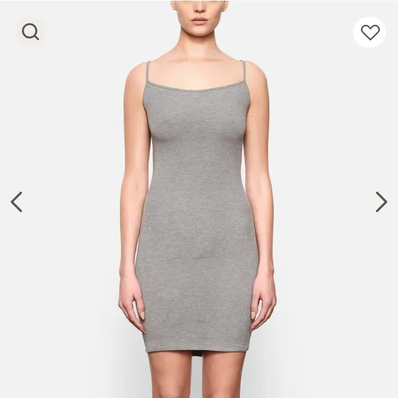 Skims Soft Lounge Slip Mini Dress