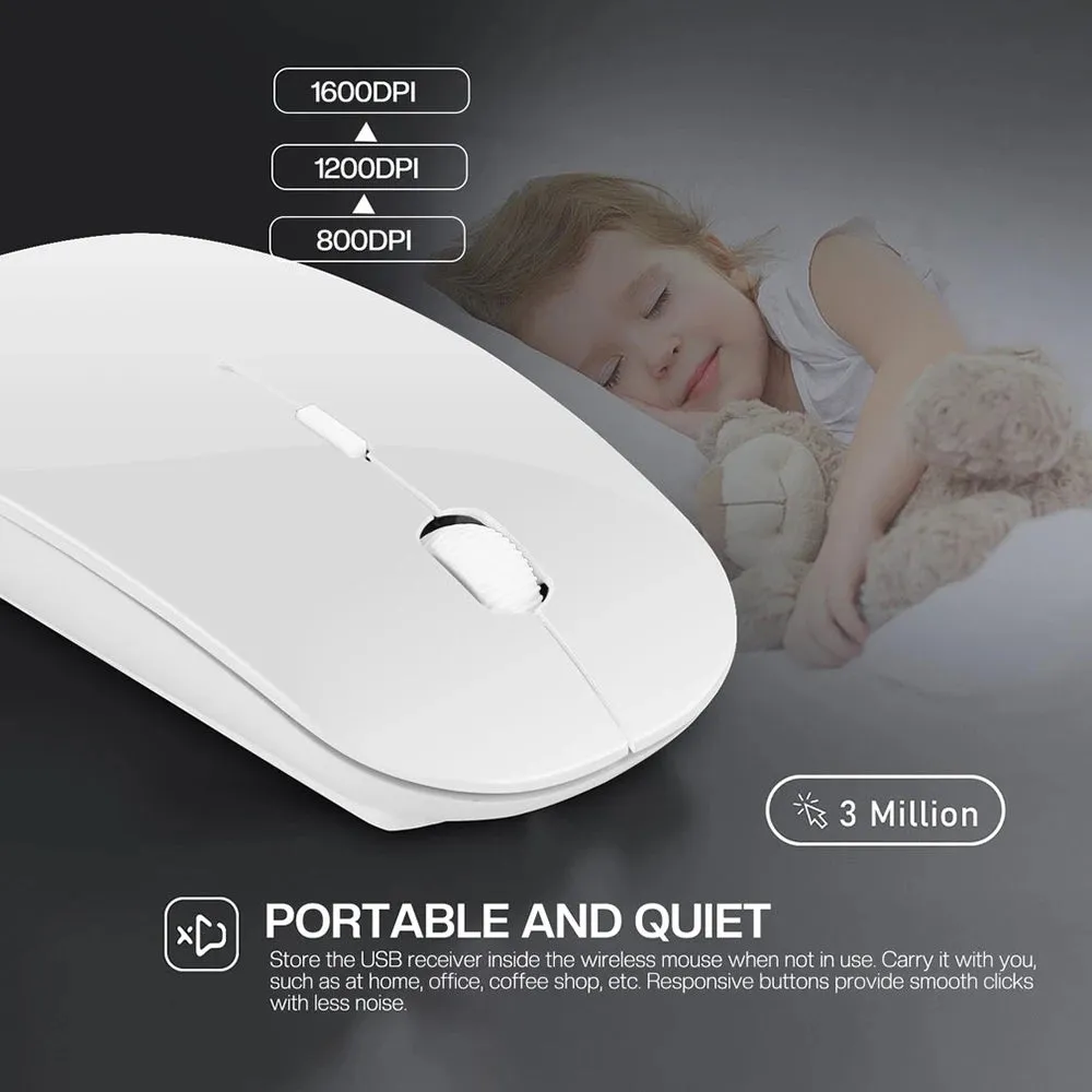 Slim 2.4GHz Wireless Optical Mouse