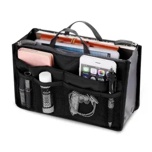 Slim Bag-in-Bag Travel Insert and Purse Organizer