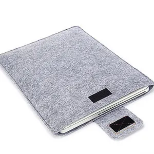Slim Felt Sleeve Tablet Case – Solid Color Storage Bag for MacBooks