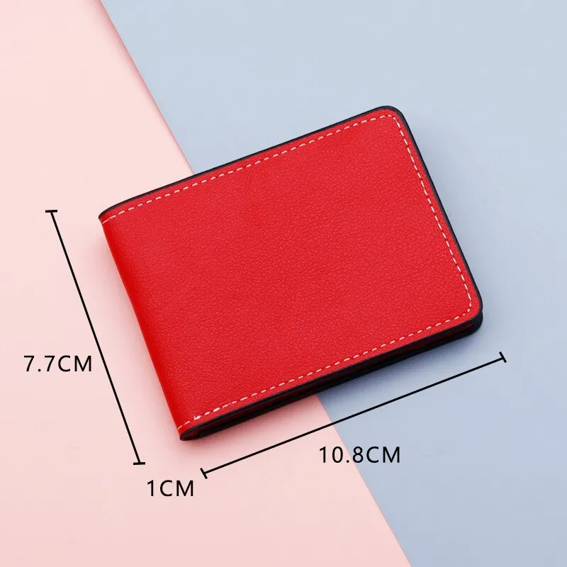 Slim Leather License & Passport Cover
