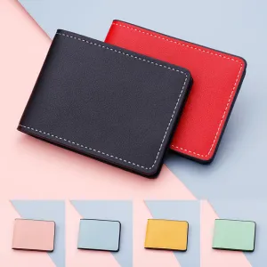 Slim Leather License & Passport Cover