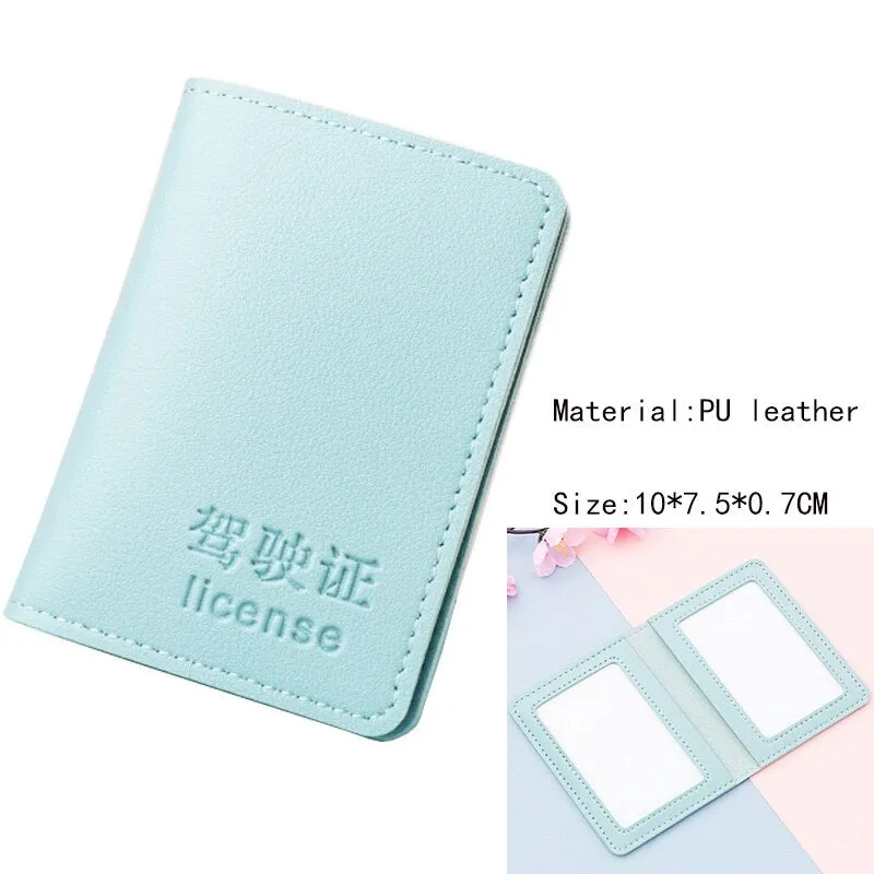 Slim Leather License & Passport Cover
