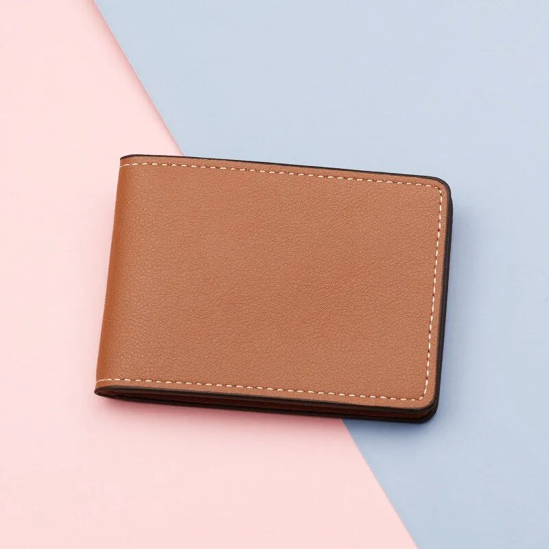 Slim Leather License & Passport Cover