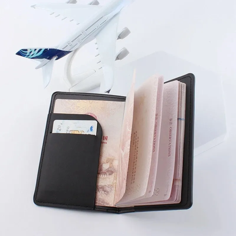 Slim Leather Passport Cover