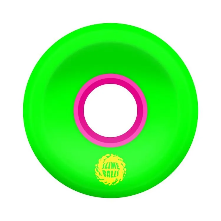Slime Ball Wheels Mini OG Slime Green/Pink Skateboard Wheels 78a 54.5mm