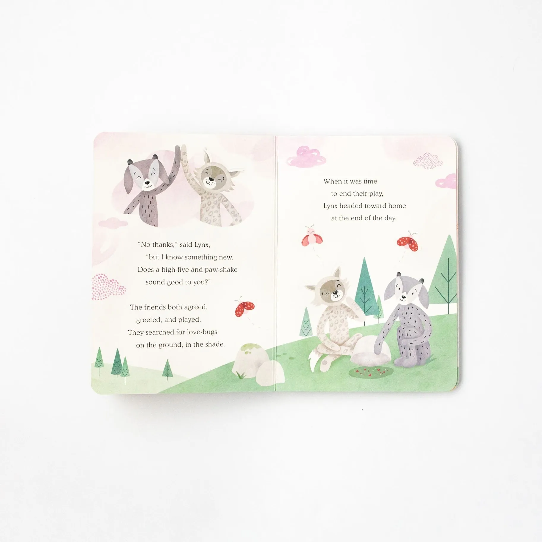 Slumberkins Blush Lovebug Mini & Lynx Lesson Book - Self Expression