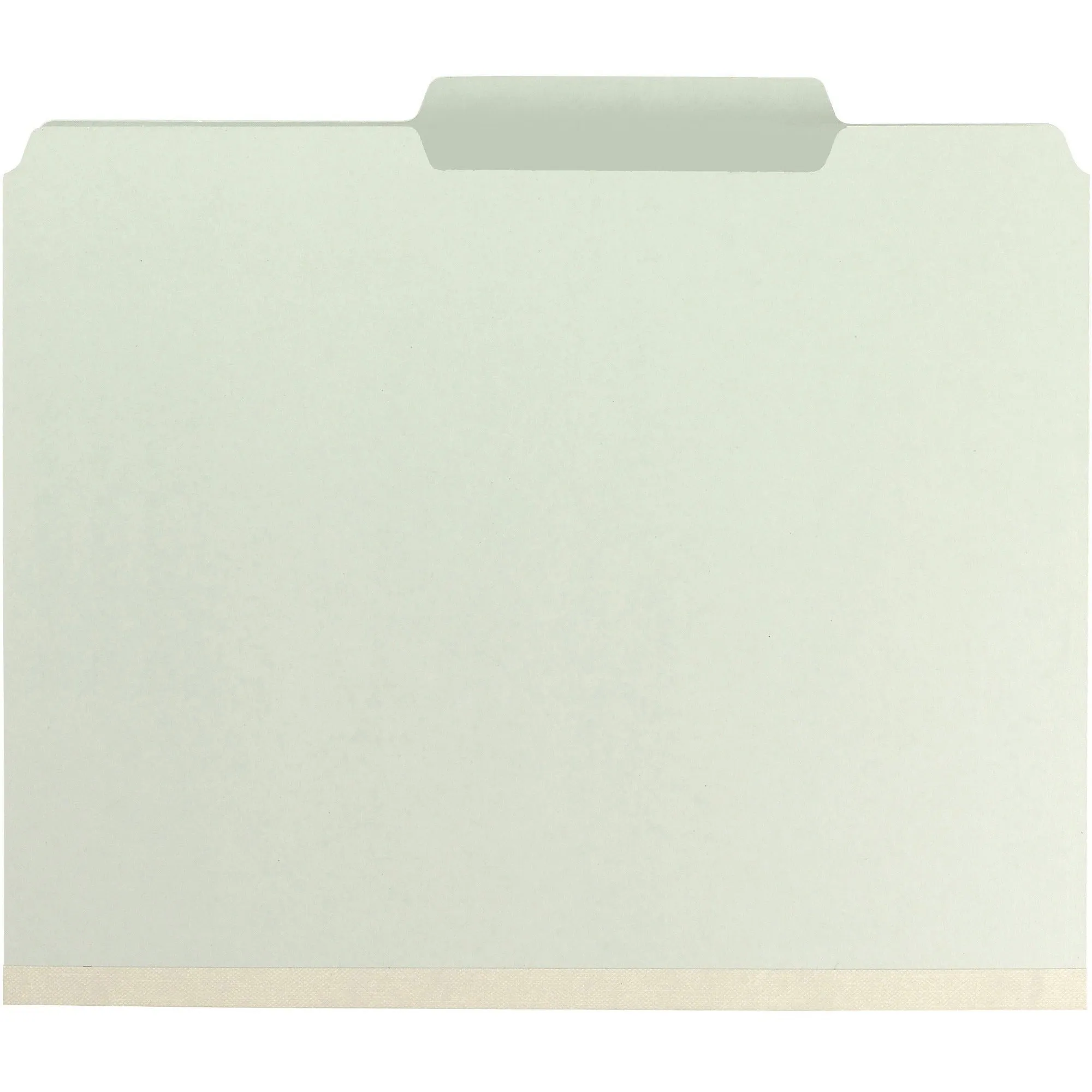Smead 2/5 Tab Cut Letter Recycled Fastener Folder