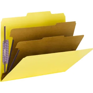Smead PressGuard® Classification Folders with SafeSHIELD® Coated Fastener Technology