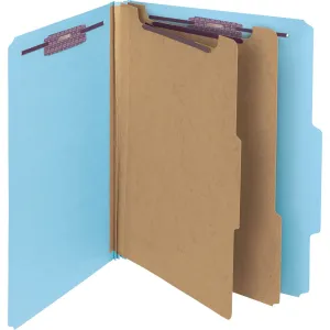 Smead PressGuard® Classification Folders with SafeSHIELD® Coated Fastener Technology