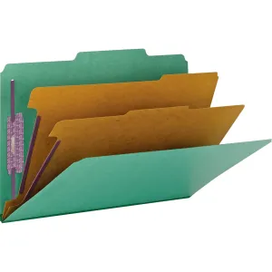 Smead SafeSHIELD Fasteners 2 Divider Classification Folders