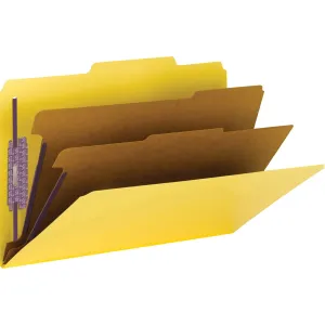 Smead SafeSHIELD Fasteners 2 Divider Classification Folders