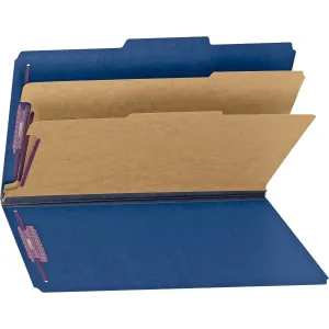 Smead SafeSHIELD Fasteners 2 Divider Classification Folders