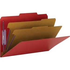 Smead SafeSHIELD Fasteners 2 Divider Classification Folders