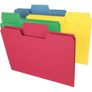 Smead SuperTab 1/3 Tab Cut Letter Recycled Top Tab File Folder