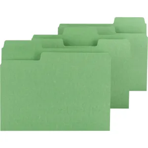 Smead SuperTab 1/3 Tab Cut Letter Recycled Top Tab File Folder