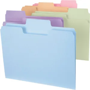 Smead SuperTab 1/3 Tab Cut Letter Recycled Top Tab File Folder