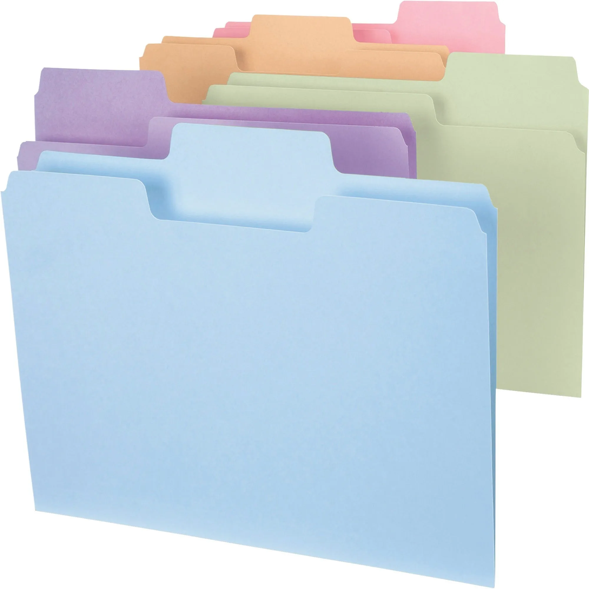 Smead SuperTab 1/3 Tab Cut Letter Recycled Top Tab File Folder