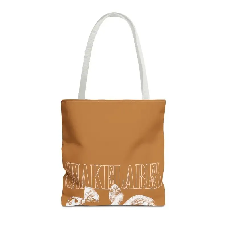 Snake Tote Bag (AOP) - 3 Sizes | All-over Print | Durable Polyester | 5 Color Handles