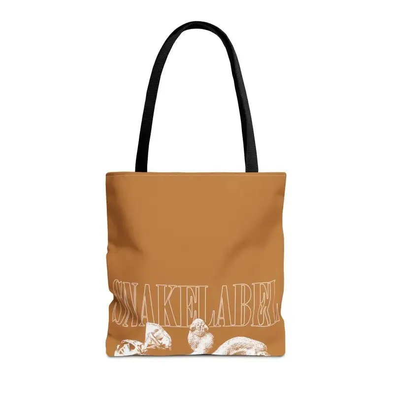 Snake Tote Bag (AOP) - 3 Sizes | All-over Print | Durable Polyester | 5 Color Handles
