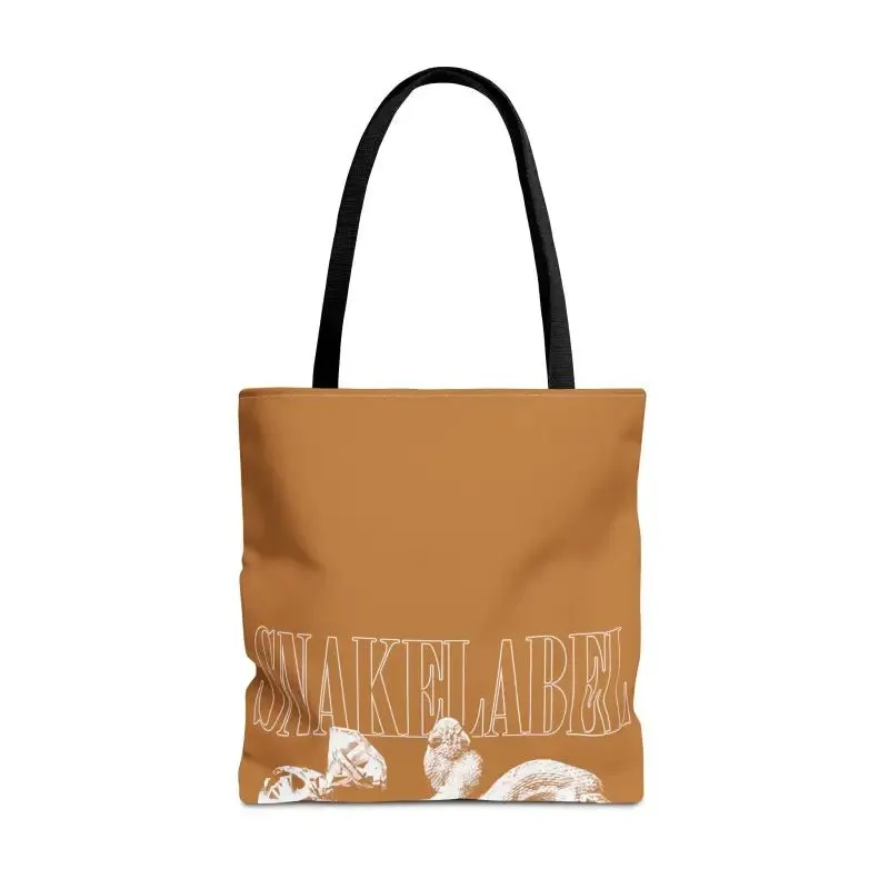 Snake Tote Bag (AOP) - 3 Sizes | All-over Print | Durable Polyester | 5 Color Handles