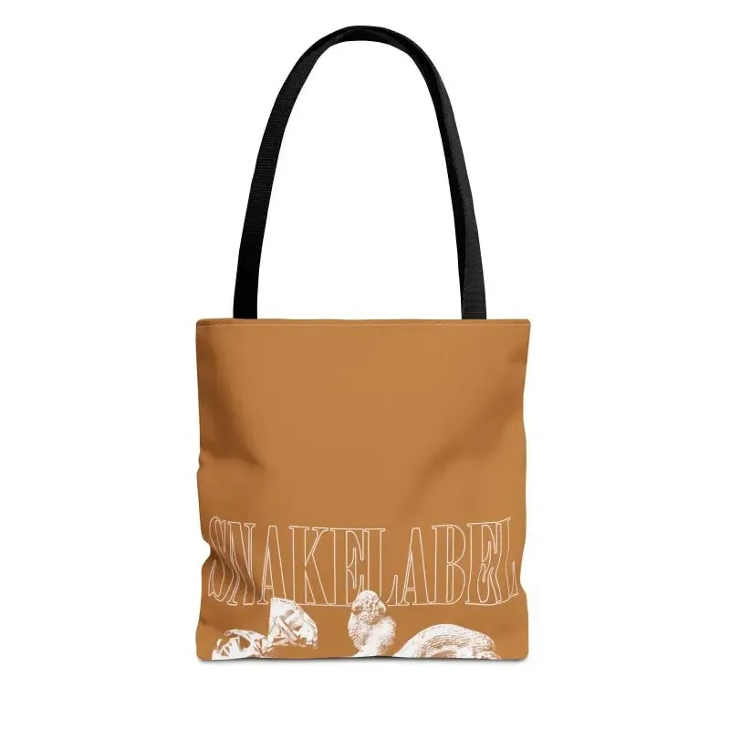 Snake Tote Bag (AOP) - 3 Sizes | All-over Print | Durable Polyester | 5 Color Handles