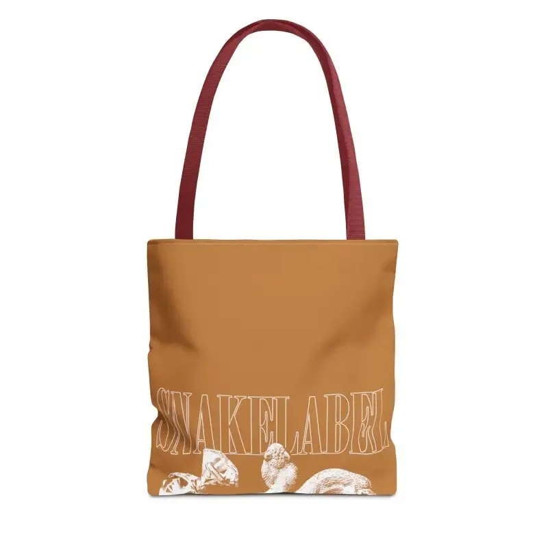 Snake Tote Bag (AOP) - 3 Sizes | All-over Print | Durable Polyester | 5 Color Handles