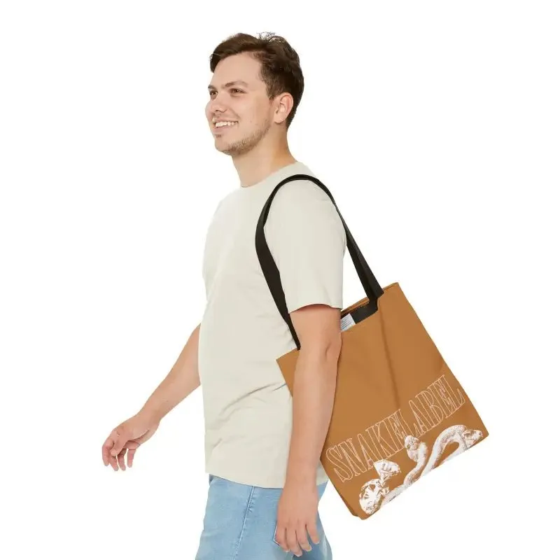 Snake Tote Bag (AOP) - 3 Sizes | All-over Print | Durable Polyester | 5 Color Handles