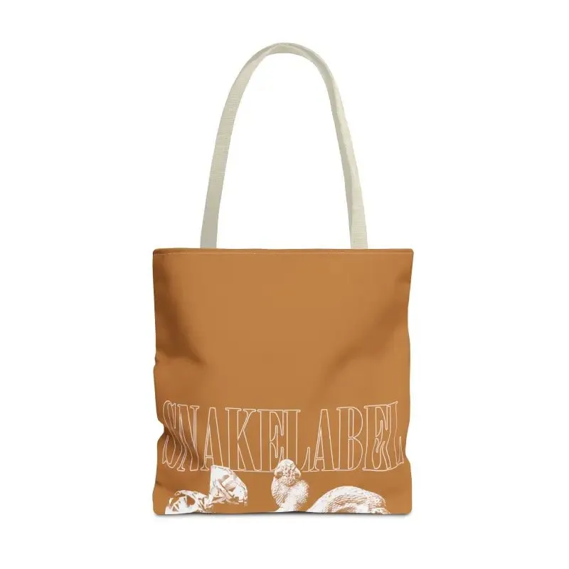 Snake Tote Bag (AOP) - 3 Sizes | All-over Print | Durable Polyester | 5 Color Handles