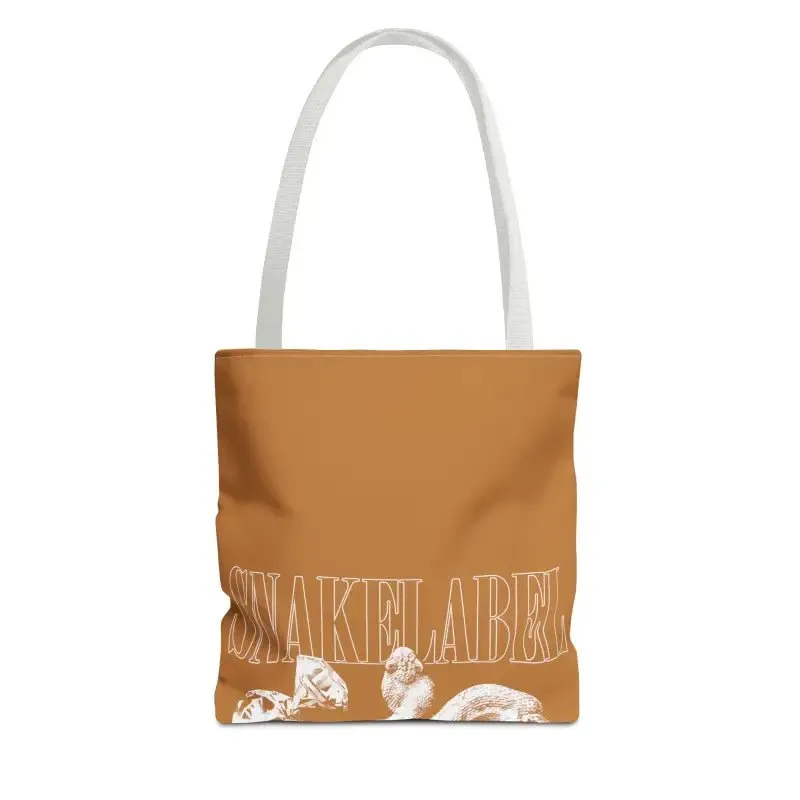 Snake Tote Bag (AOP) - 3 Sizes | All-over Print | Durable Polyester | 5 Color Handles
