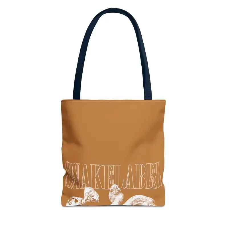Snake Tote Bag (AOP) - 3 Sizes | All-over Print | Durable Polyester | 5 Color Handles