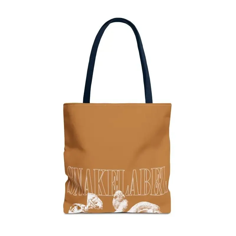 Snake Tote Bag (AOP) - 3 Sizes | All-over Print | Durable Polyester | 5 Color Handles