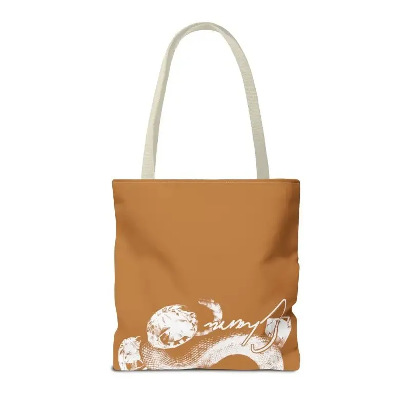 Snake Tote Bag (AOP) - 3 Sizes | All-over Print | Durable Polyester | 5 Color Handles