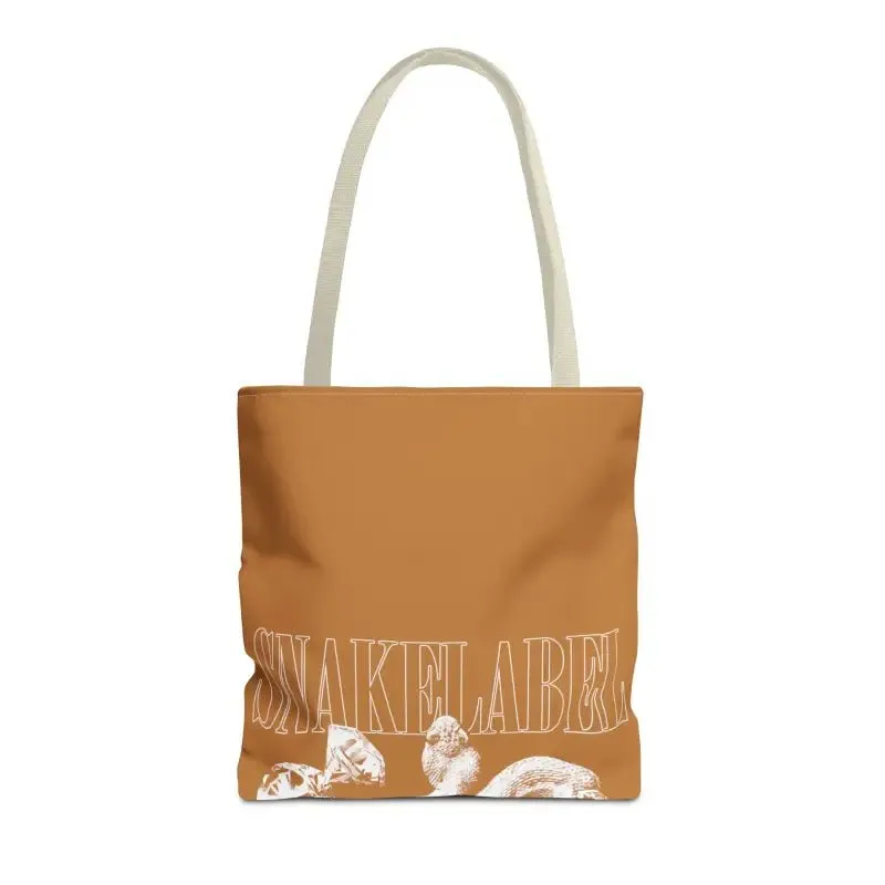 Snake Tote Bag (AOP) - 3 Sizes | All-over Print | Durable Polyester | 5 Color Handles