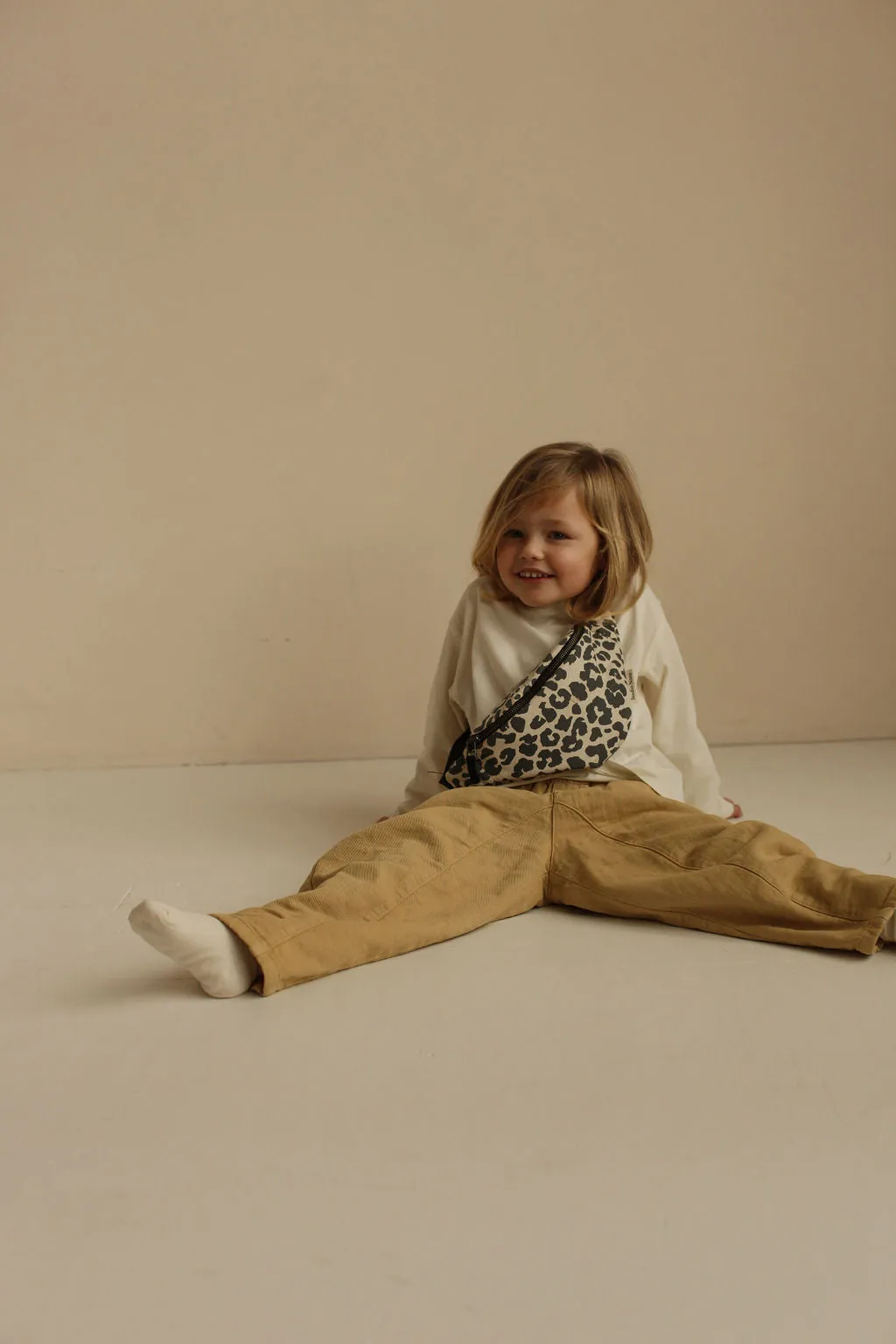 Soft Cotton Leopard Mini Fanny Pack