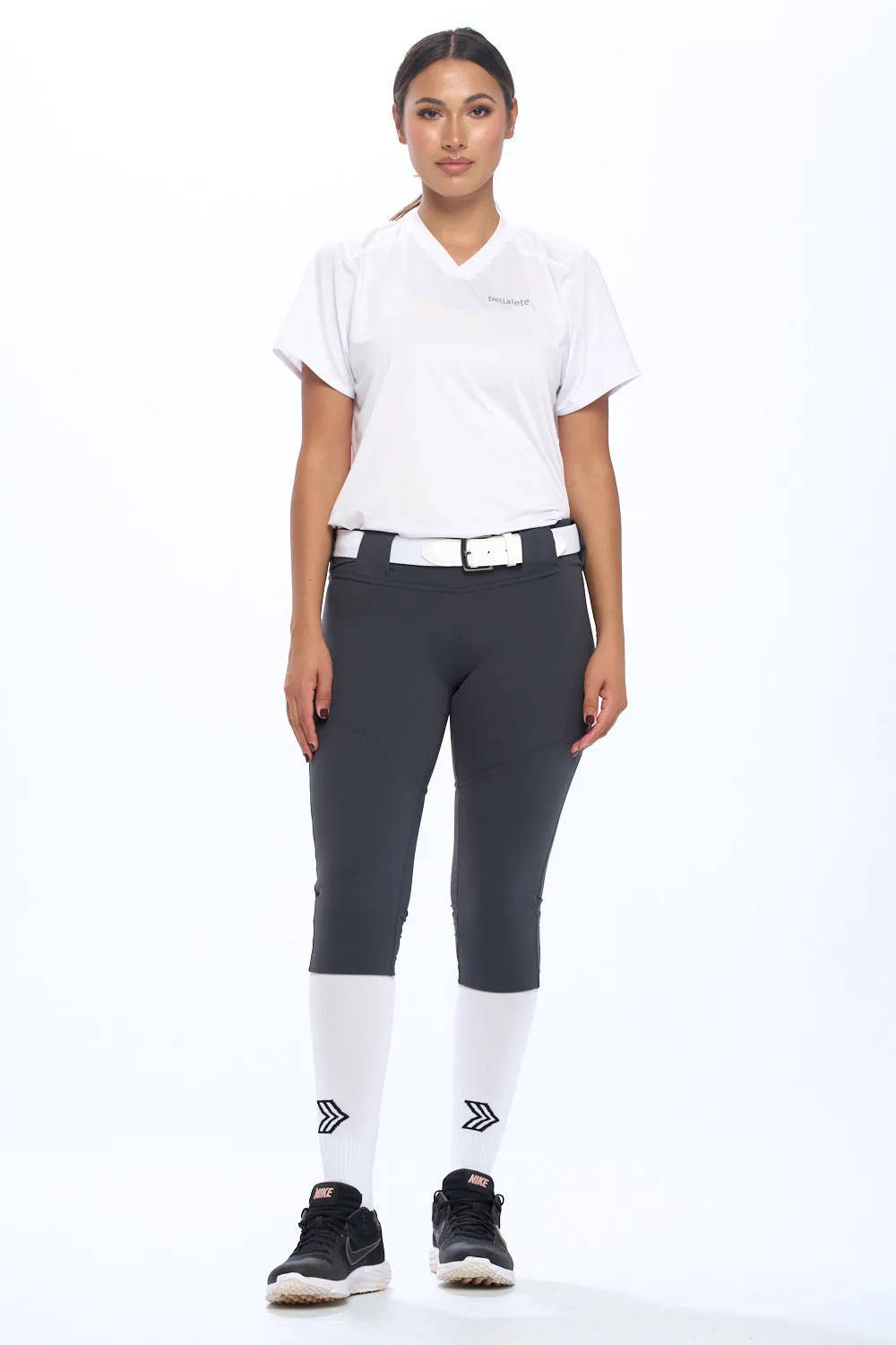 Softball Pant Beltloop Charcoal