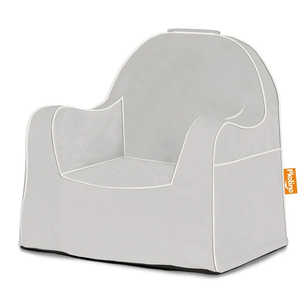 Solid Grey Personalized Little Chair