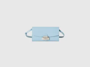 Solid Push Button Sling Bag