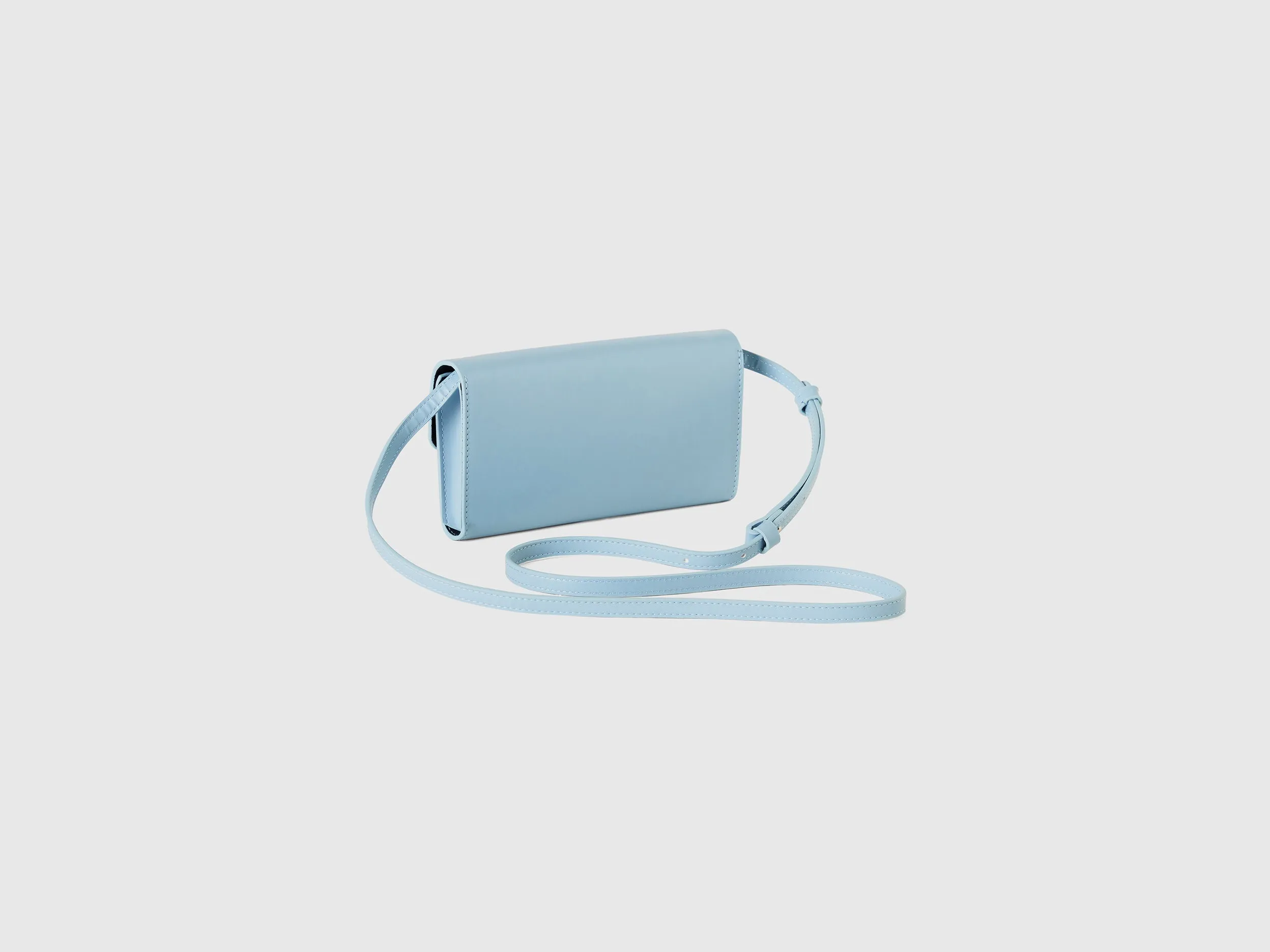Solid Push Button Sling Bag