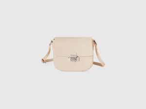 Solid Push Button Sling Bag