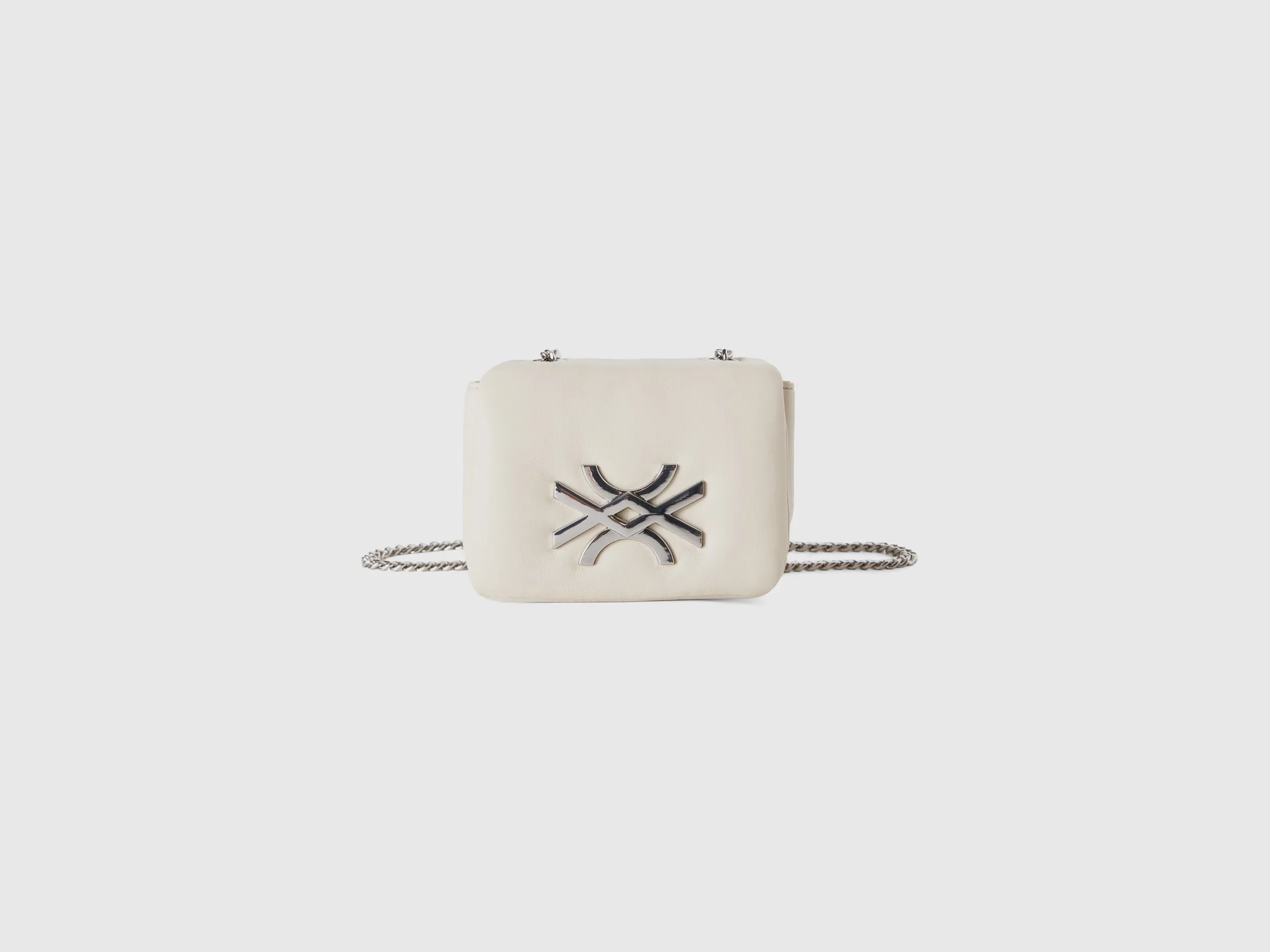 Solid Push Button Sling Bag
