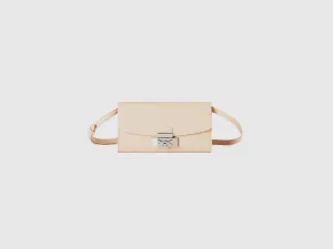 Solid Push Button Sling Bag