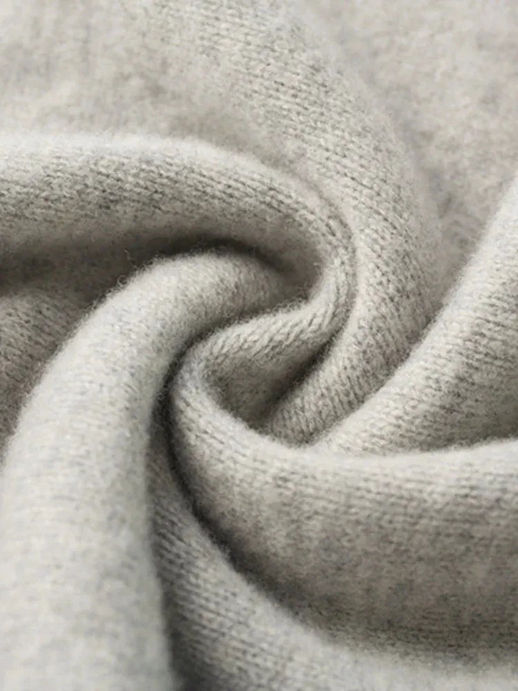 Solvyr | Mens & Womens Cashmere or Alpaca Hooded Sweatshirt – Lightweight Knitted Hoodie in Slim Fit for Luxe Layering & Travel Comfort